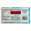 CARVEGO 6.25mg Tablet 10's