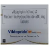 Vildapride M 500mg/50mg Tablet